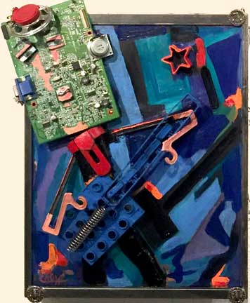 Blue Guitar by Nancy Calef