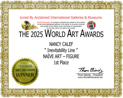 2025 World Art Award 1st Place - Naive Figurative